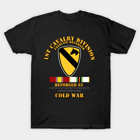 1st Cav Div - Reforger 83 - 1st Cav Div Reforger 83 - T-Shirt