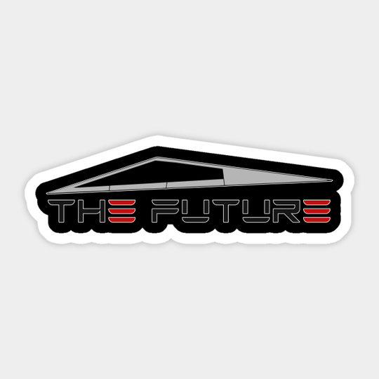 The Future - Tesla - Sticker