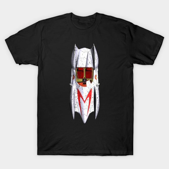 Speed Racer - Mach 5 Car Top - Vintage Retro Distressed - Speed Racer - T-Shirt