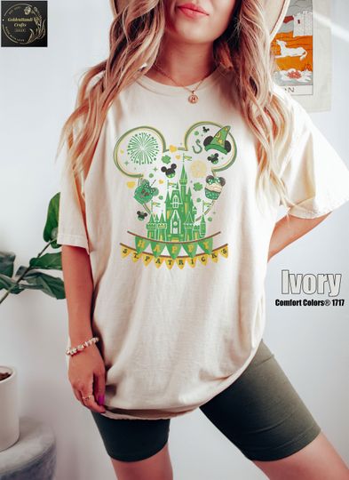 Retro Disneyland St Patricks Day Shirt, Disney St Pattys Day Shirt