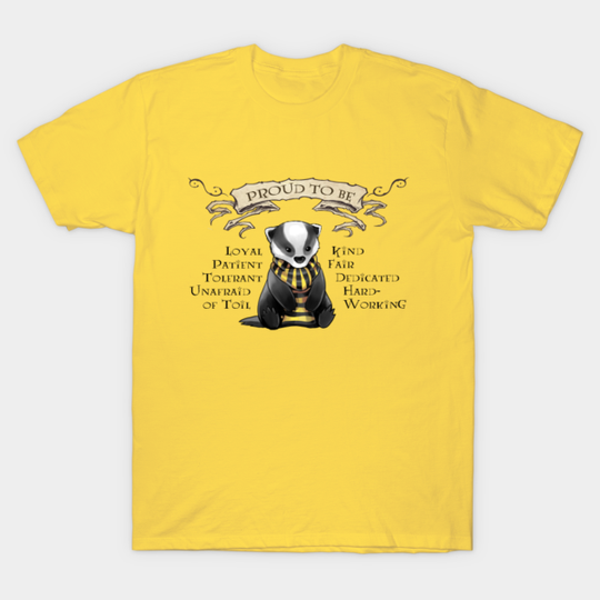 Proud to be - Hufflepuff - T-Shirt