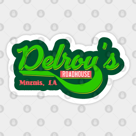 Delroy's Roadhouse - Swamp Thing - Sticker