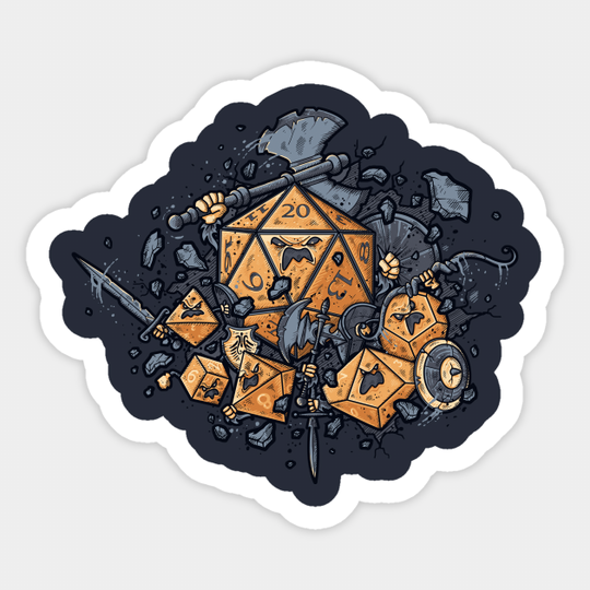 RPG United - Dungeons And Dragons - Sticker
