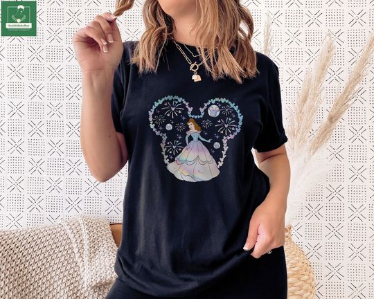 Princess Belle Disney 100 Years of Wonder Shirt, Beauty and the Beast T-Shirt