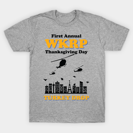 WKRP Turkey Drop Retro - Wkrp - T-Shirt