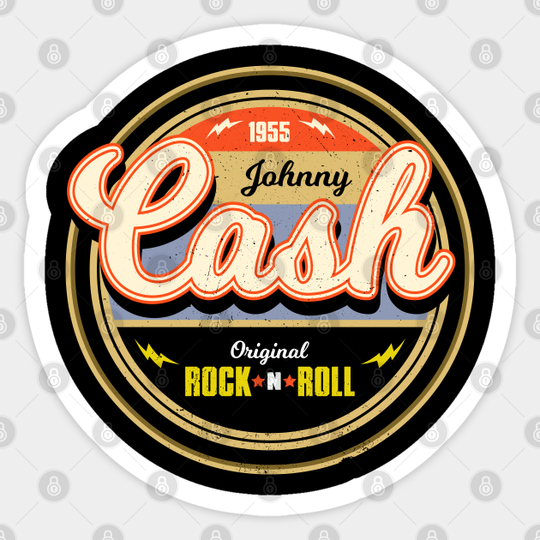 Johnny Cash - Johnny Cash - Sticker
