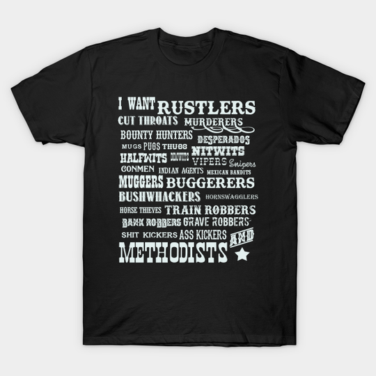 Blazing Saddles Wanted - Blazing Saddles - T-Shirt