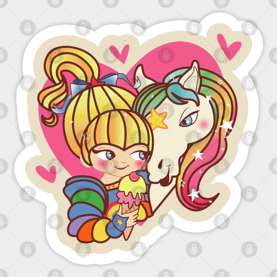 Rainbow Brite and Friend - Rainbow Brite - Sticker