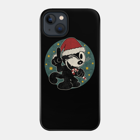 Felix the cat - Christmas - Felix The Cat - Phone Case