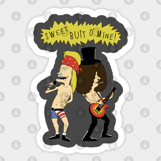Sweet Butt O' Mine - Beavis And Butthead - Sticker
