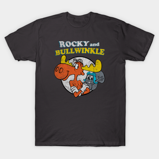 Rocky and bullwinkle Vintage - Bullwinkle - T-Shirt