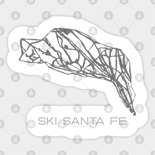 Ski Santa Fe Resort 3D - Ski Santa Fe Resort - Sticker