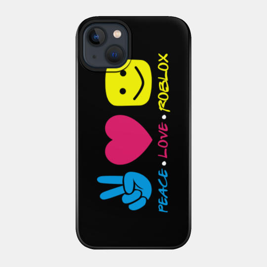 Roblox Peace Love - Roblox - Phone Case