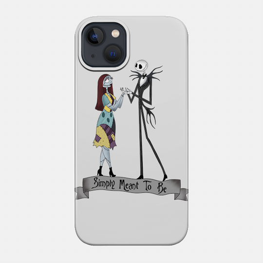 Simply Meant To Be - Nightmare Before Christmas - Phone Case