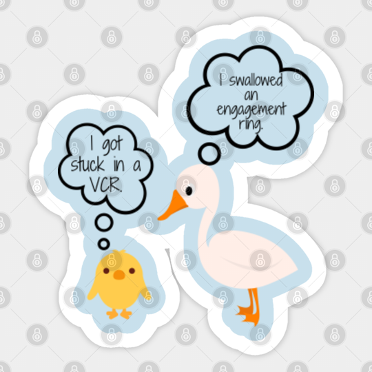 Friends/Chick and Duck - Friends Tv Show - Sticker