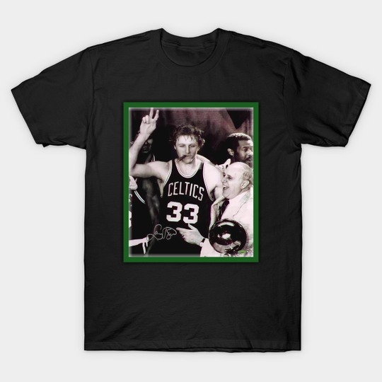 Larry smoking - Larry Bird - T-Shirt
