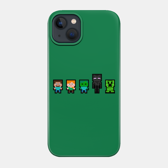 Crafty Friends - Minecraft - Phone Case