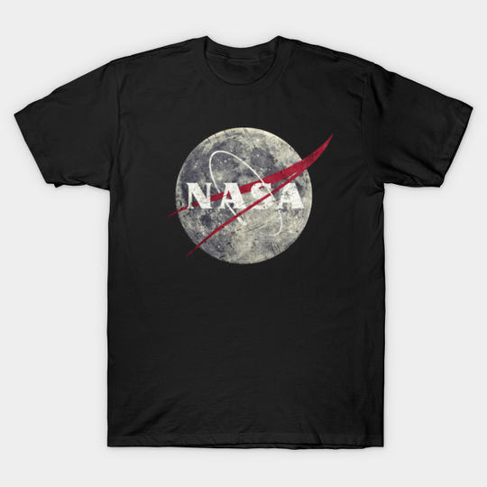 NASA Moon Vintage Emblem - Nasa - T-Shirt