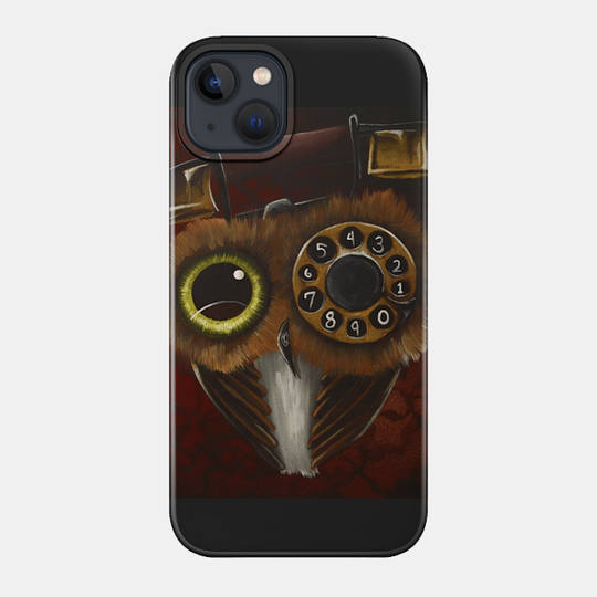 whoscallingme - Owl Phone Love Cute Eye Dial - Phone Case