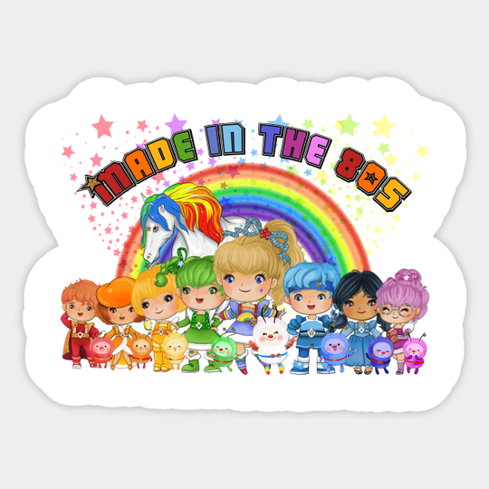 Made in the 80's Rainbow Girl - Rainbow Brite 80 - Sticker