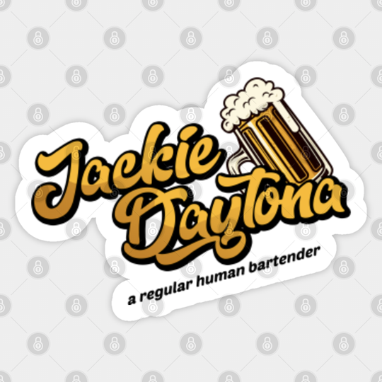 Jackie Daytona Beer Bartender - Jackie Daytona - Sticker