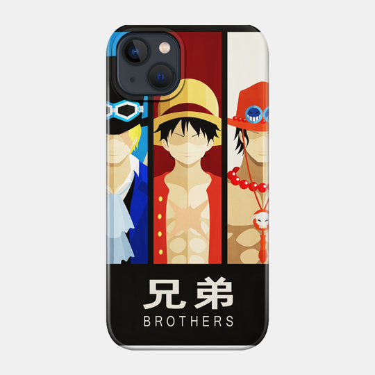 Luffy Ace Sabo - One Piece Anime Manga Luffy - Phone Case