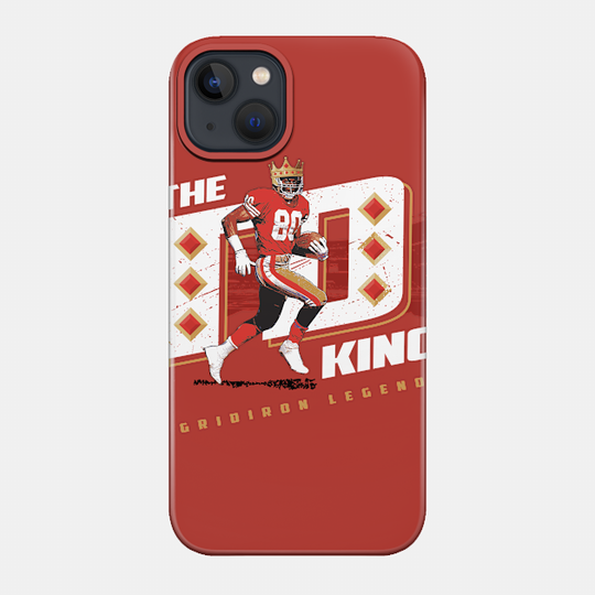 Jerry Rice TD king tee t-shirt - Sports - Phone Case