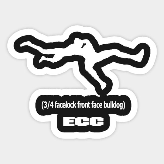 ECC "Cutter for Smarks" - Wrestling - Sticker