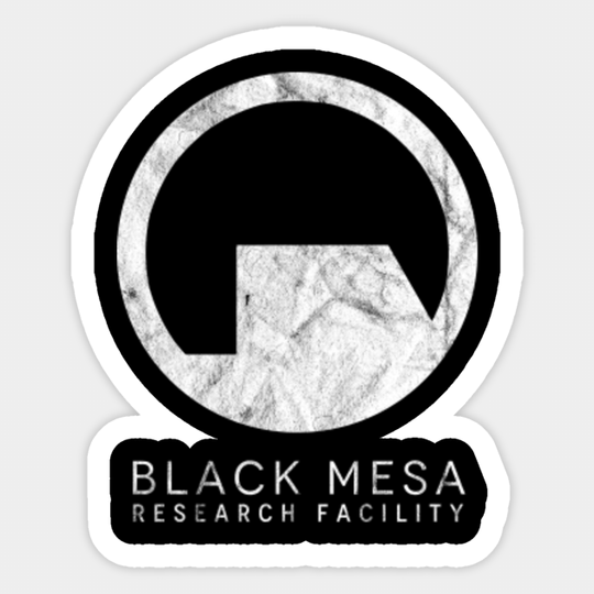 Black Mesa Research Facility Logo inspired by Half Life - Black Mesa Research Facility - Sticker