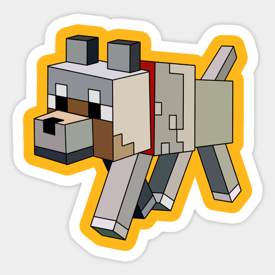 Puppy Dog - Minecraft - Sticker