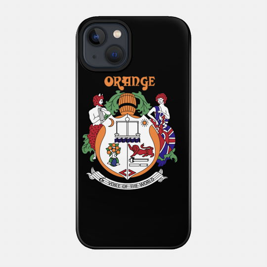 Orange Amps Vintage Crest - Orange Amps - Phone Case
