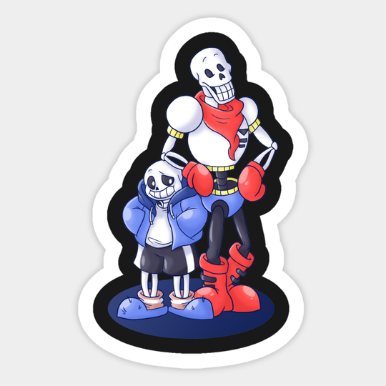 Two best brothers - Undertale - Sticker