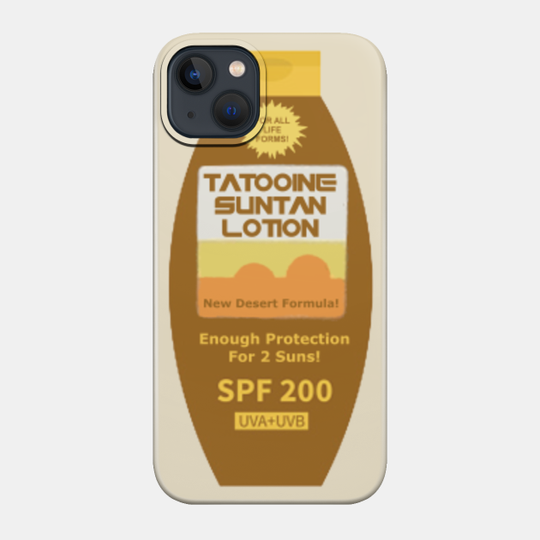 Tatooine Suntan Lotion - Tatooine - Phone Case