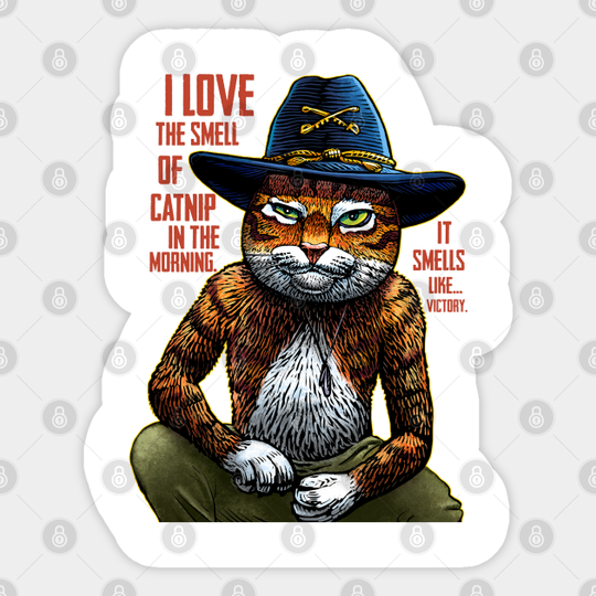 The Smell of Catnip - Cat - Sticker