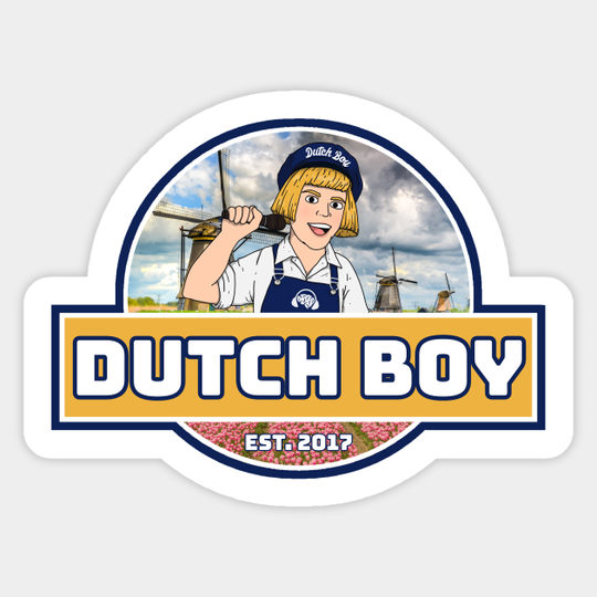 Vintage Dutch Boy - Triviality Dutch Boy - Sticker