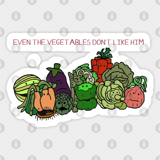 Muppet Christmas Carol - Vegetables - Muppet Christmas Carol - Sticker
