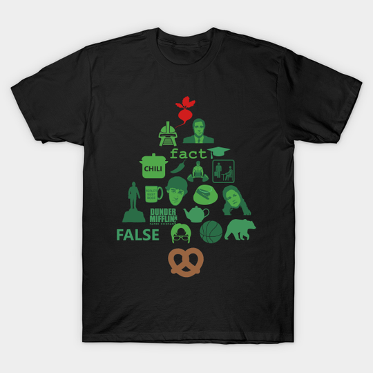 Dunder Mifflin The Office Christmas Tree - The Office - T-Shirt