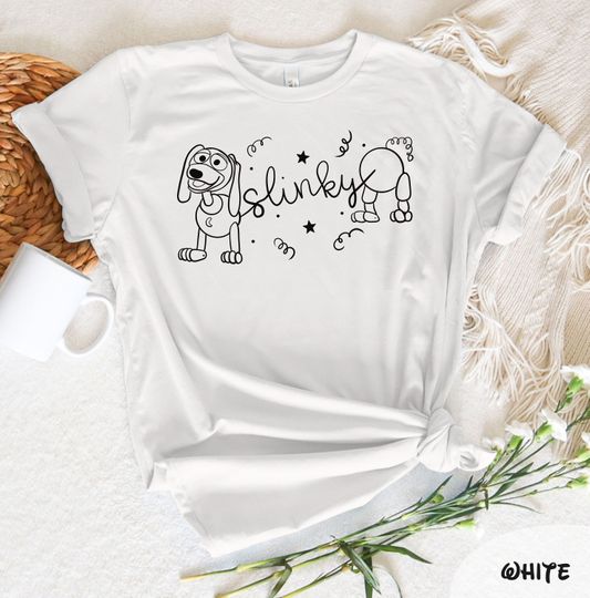 Cute Slinky Dog Disney T-Shirt, Disney Shirt, Mickey Ears Slinky Dog Tee