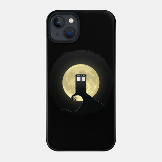 Nightmare Before A Tardis - Glow - Phone Case