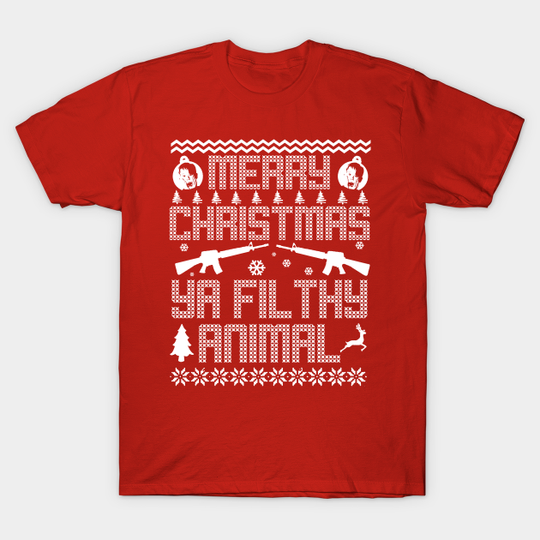 Home Alone Merry Christmas Ya Filthy Animal - Home Alone - T-Shirt