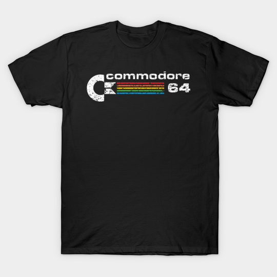Commodore 64 Retro Computer distressed - Commodore 64 - T-Shirt