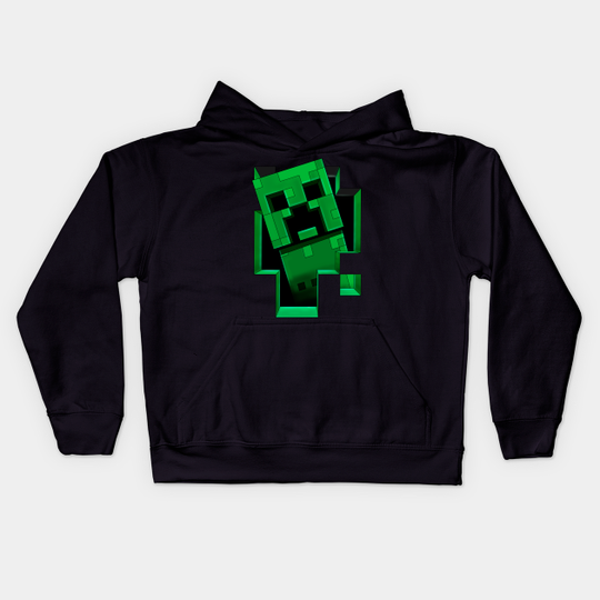Creeper creeping - Minecraft Creeper - Kids Hoodie