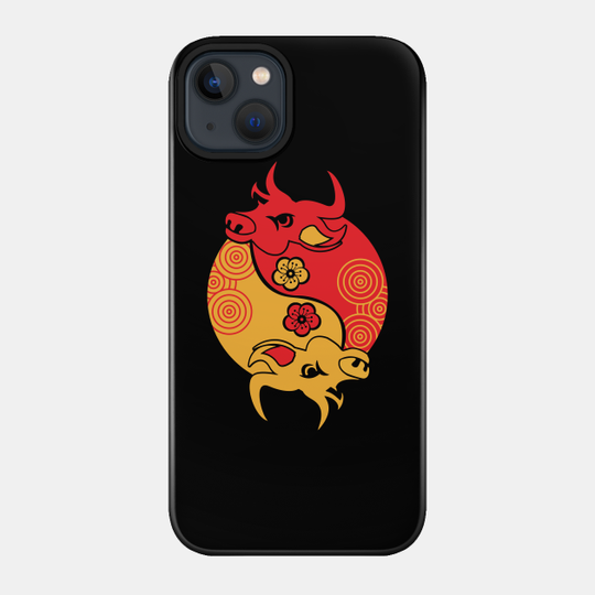 Year of The Ox 2021 Ying yang Outfit for Chinese Ox Zodiac - Year Of The Ox 2021 - Phone Case