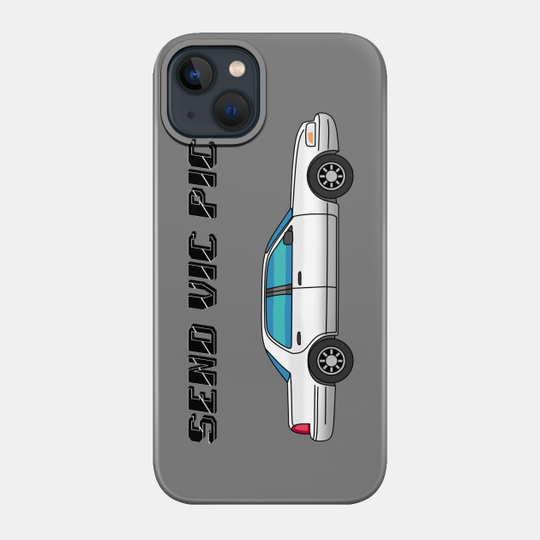 Discover Humorous "Send Vic Pics" Wordplay - Ford - Phone Case