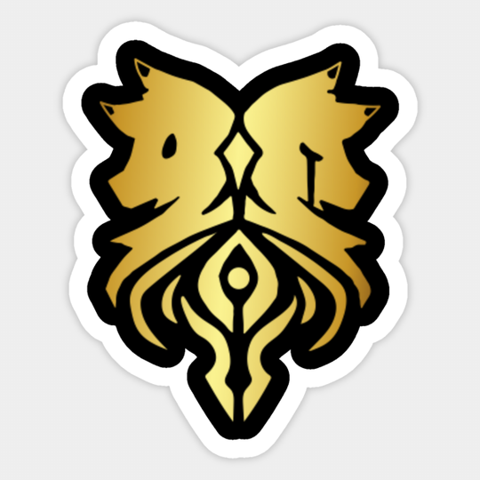Aphmau Aaron Lycan gold - Aphmau - Sticker