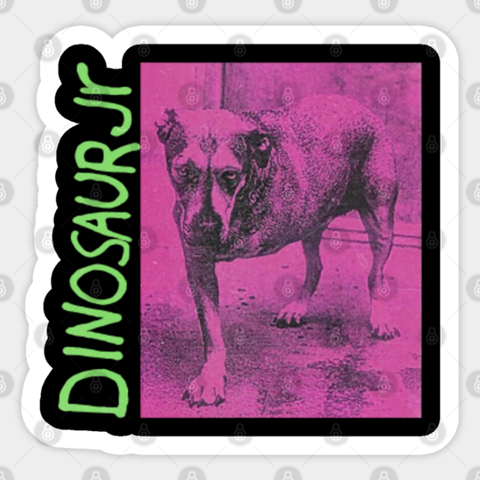 vintage dinosaur jr // fan art - Dinosaur Jr - Sticker