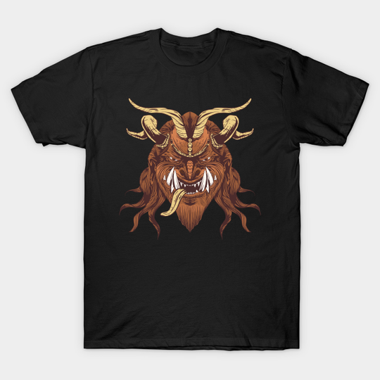 Krampus Head - Creature - T-Shirt