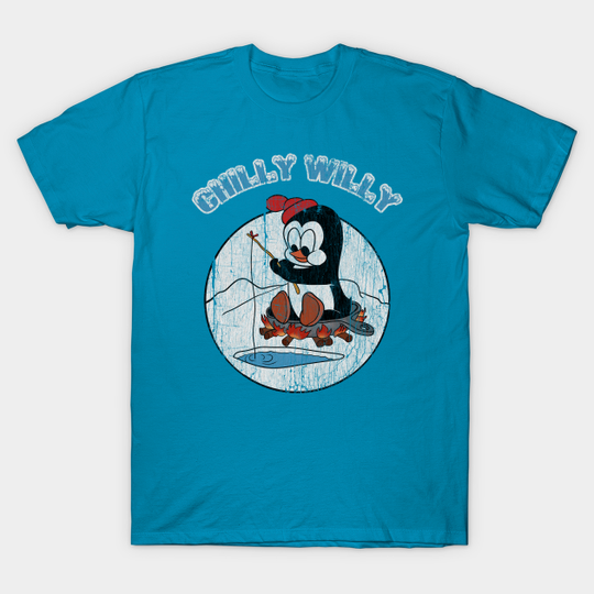 Distressed Chilly willy - Chilly Willy - T-Shirt