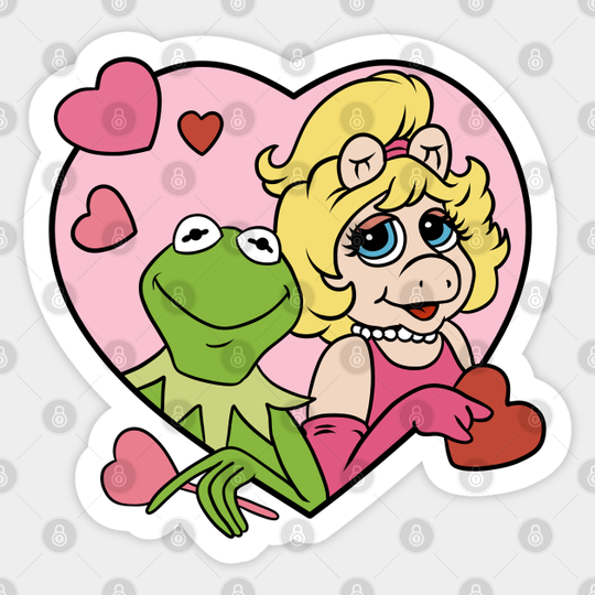 Kermit S2 Miss piggy - Kermit - Sticker