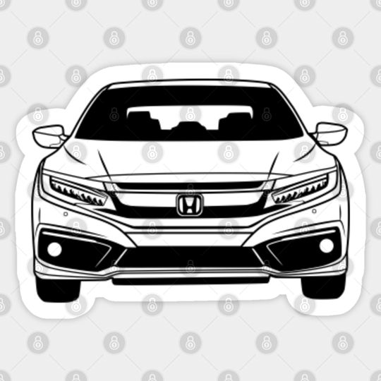 honda civic Sticker - Honda Civic - Sticker